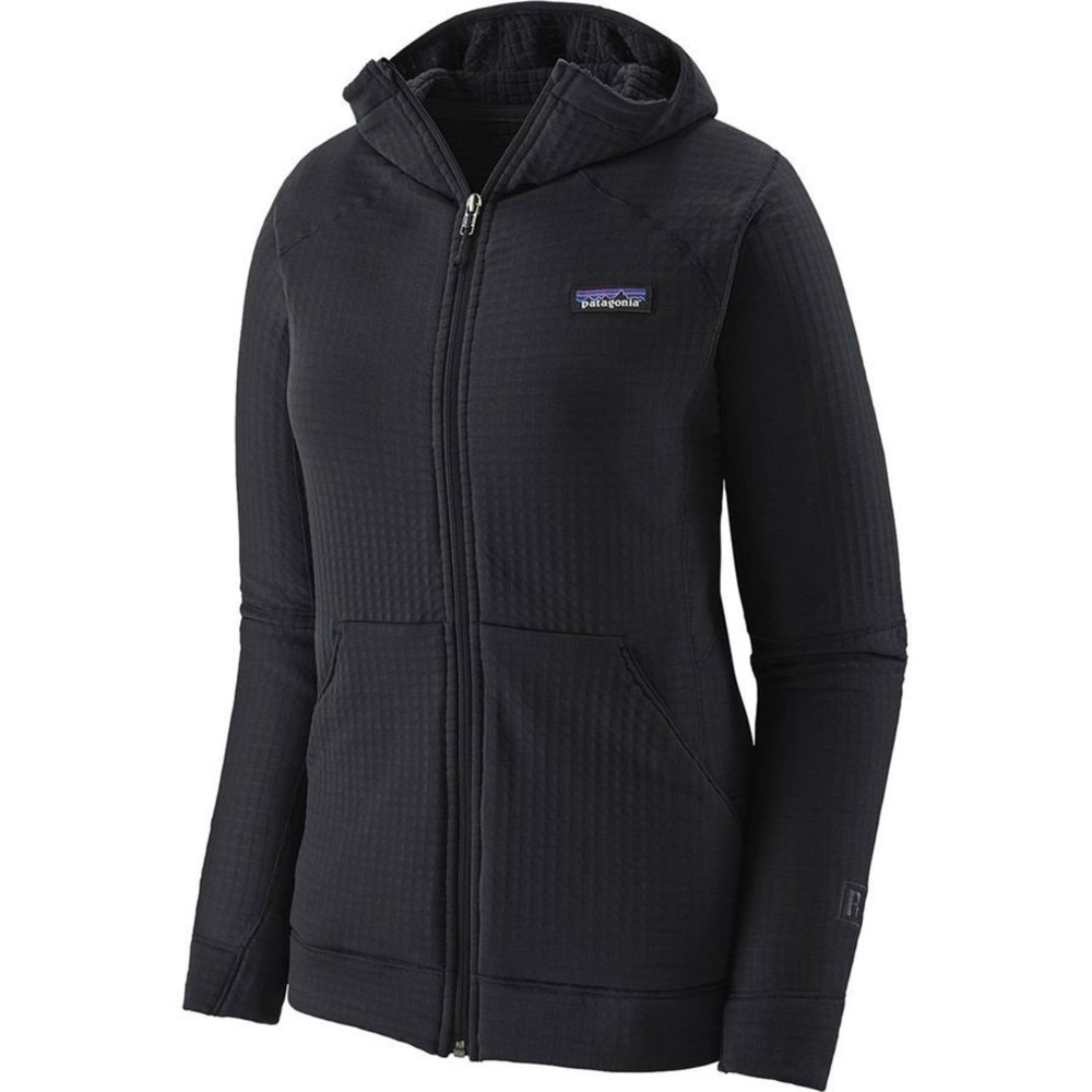 PATAGONIA R1 Full-Zip Thermal Hoody - Black Size S
